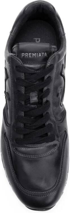 Premiata Leren Sneakers Black Heren