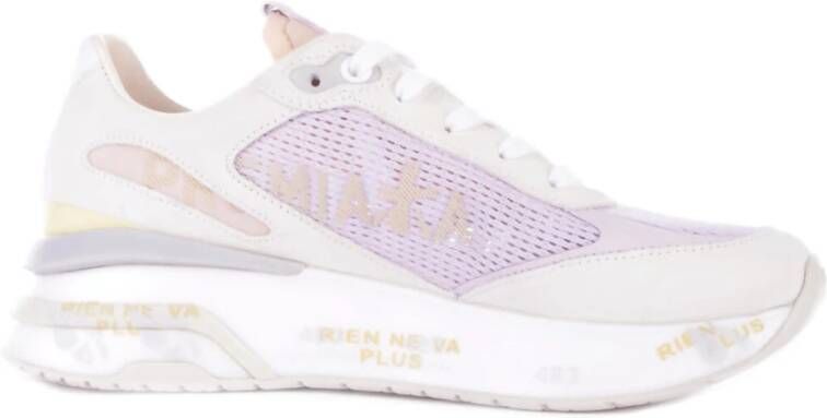 Premiata Leren Sneakers met Logo Multicolor Dames