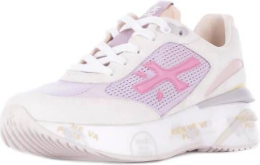 Premiata Leren Sneakers met Logo Multicolor Dames