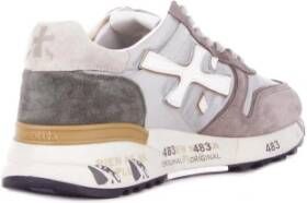 Premiata Leren sneakers met suède details Multicolor Heren