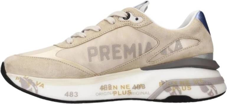 Premiata Lichtgewicht Beige Sportschoenen Beige Dames