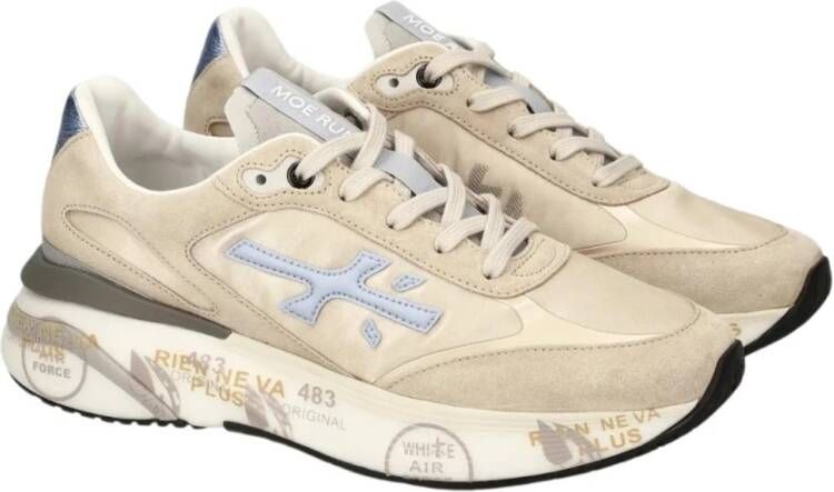 Premiata Lichtgewicht Beige Sportschoenen Beige Dames