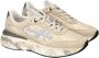 Premiata Beige Mesh Sneakers met Gouden Logo Beige Dames - Thumbnail 7