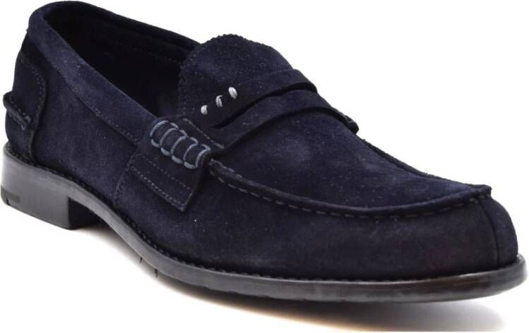 Premiata Blauwe Loafer Schoenen Ss22 Blue Heren