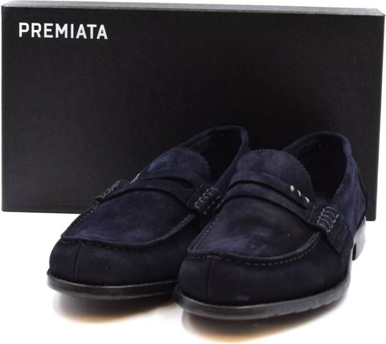 Premiata Blauwe Loafer Schoenen Ss22 Blue Heren