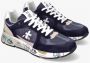 PREMIATA Lage Sneakers Heren Mase Maat: 44 Materiaal: Textiel Kleur: Blauw - Thumbnail 10