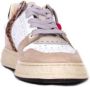 Premiata Logo Sneakers Suède Rubberen Zool Beige Dames - Thumbnail 5