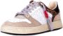 Premiata Logo Sneakers Suède Rubberen Zool Beige Dames - Thumbnail 6