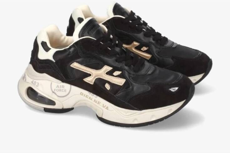 Premiata Luchtgeveerde sportieve sneaker Black Dames