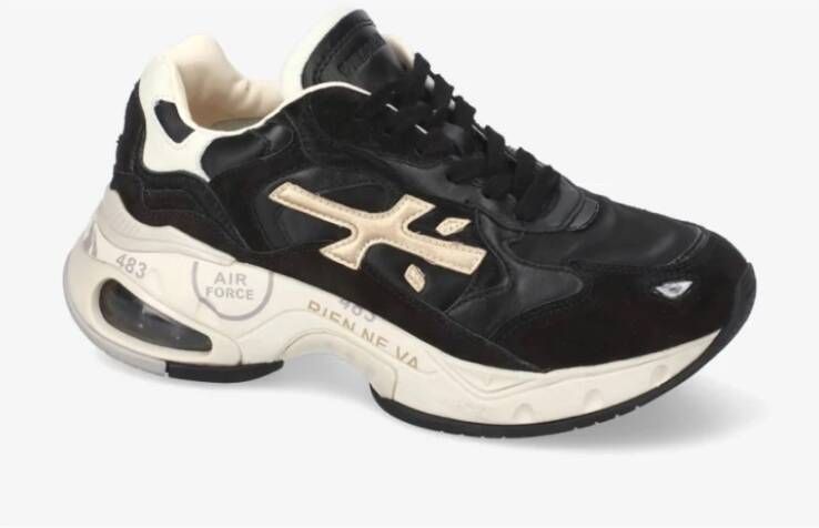 Premiata Luchtgeveerde sportieve sneaker Black Dames