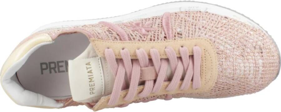 Premiata Luxe Stijlvolle Sneakers voor Vrouwen Pink Dames