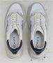 Premiata Luxe Wit Blauw Leren Sneakers White Heren - Thumbnail 3