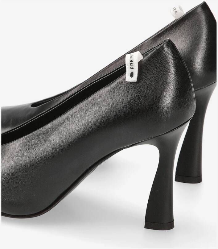 Premiata Matte leren pumps met logo-details Black Dames