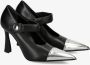 Premiata Metallic Mary Jane Schoenen Black Dames - Thumbnail 2