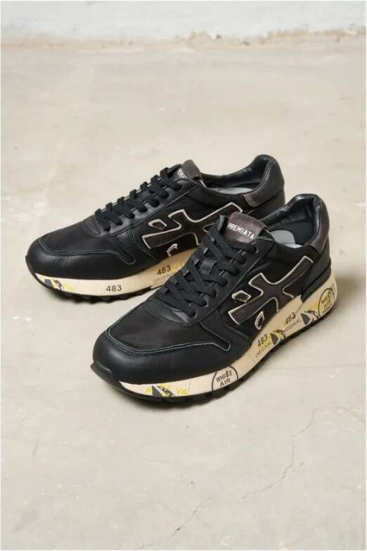 Premiata Mick 6416 Sneakers Stijlvol en Comfortabel Zwart Heren