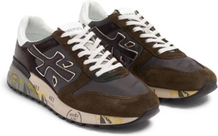 Premiata Mick 6417 Sneakers Stijlvol en Comfortabel Bruin Heren