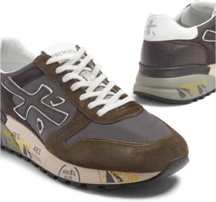 Premiata Mick 6417 Sneakers Stijlvol en Comfortabel Bruin Heren