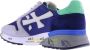 Premiata Leren en stoffen sneakers met rubberen zool Blue Heren - Thumbnail 3