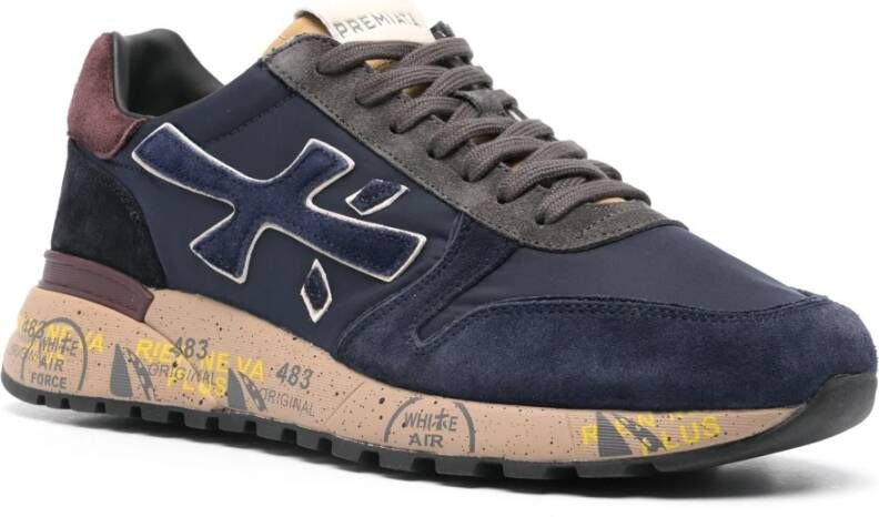 Premiata Mick Nylon Leren Sneakers Multicolor Heren