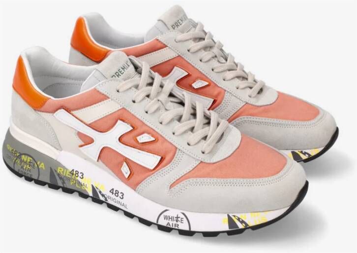 Premiata Mick VAR 6170 43 Oranje Casual Schoenen Meerkleurig Heren