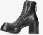 Premiata Moderne kalfsleren booties met ritssluiting Black Dames - Thumbnail 3