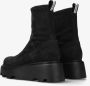 Premiata Moderne suède booties met voorrits Black Dames - Thumbnail 5