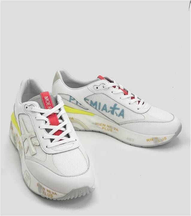 Premiata MoeRun Sneaker in het wit White Heren