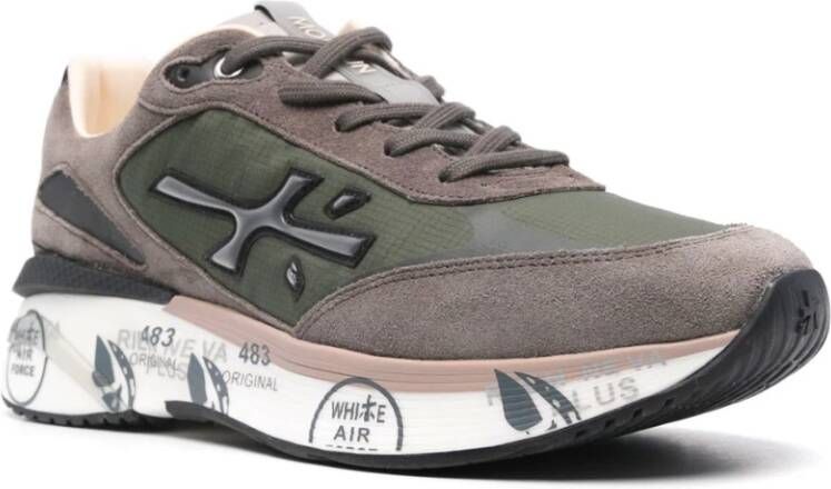 Premiata Moerun Sneakers Green Heren