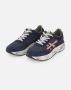 Premiata Navy Blauwe Sneakers met Oranje Details Blue Heren - Thumbnail 11