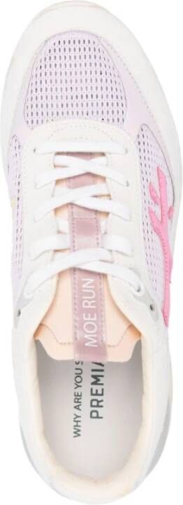 Premiata Net- en leren sneakers Multicolor Dames