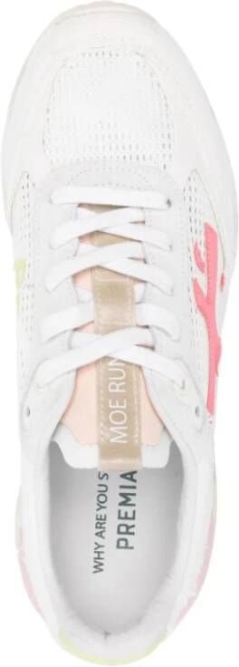 Premiata Net- en leren sneakers Multicolor Dames