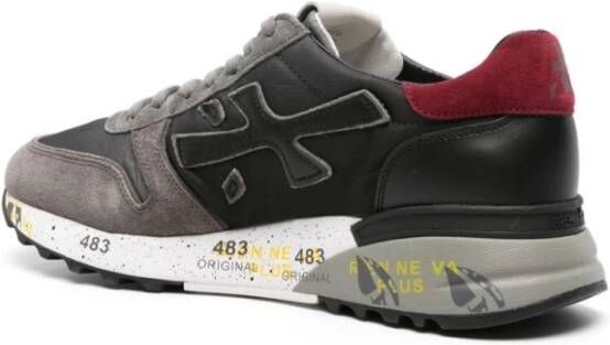 Premiata Nylon en Leren Sneakers Multicolor Heren