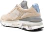 Premiata Nylon en Suède Sneakers Beige Dames - Thumbnail 3