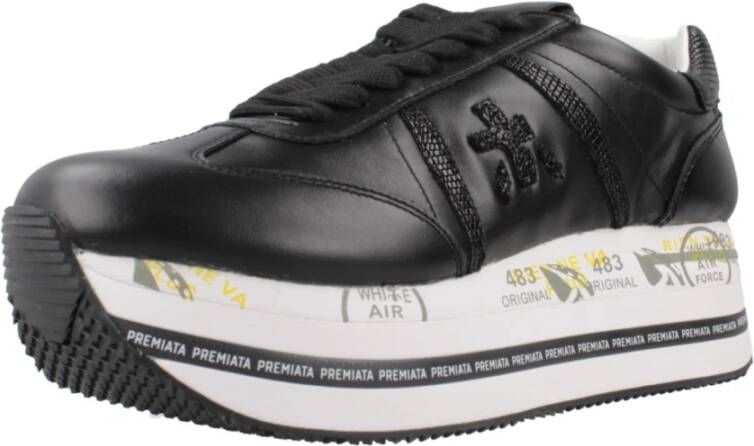 Premiata Platform Sneakers Black Dames