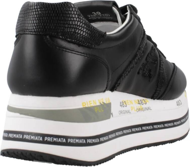 Premiata Platform Sneakers Black Dames