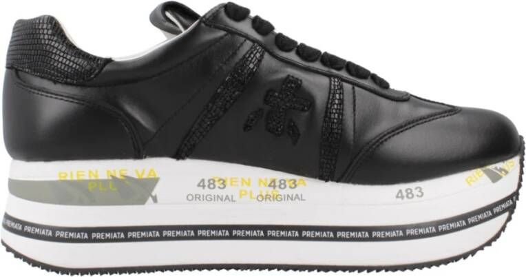 Premiata Platform Sneakers Black Dames