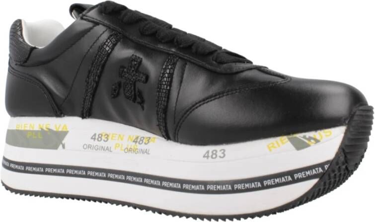 Premiata Platform Sneakers Black Dames