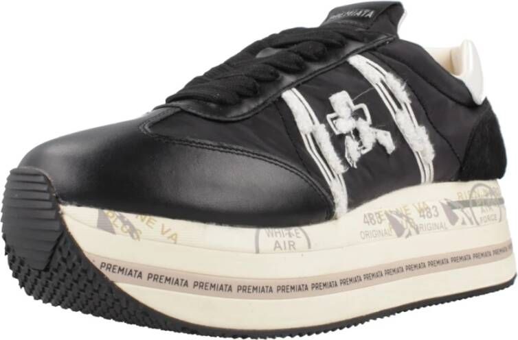 Premiata Platform Sneakers Black Dames