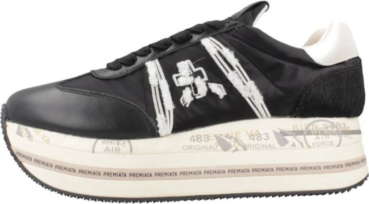 Premiata Platform Sneakers Black Dames