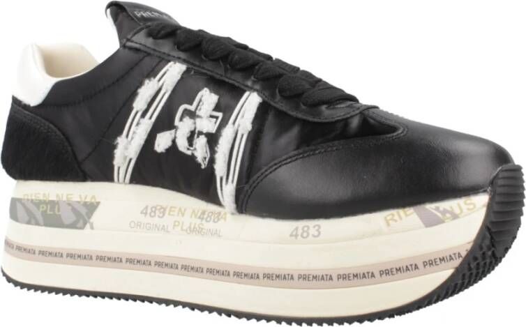 Premiata Platform Sneakers Black Dames