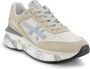 Premiata Platte Veterschoenen van Kalfsleer Beige Dames - Thumbnail 2