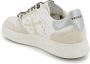 Premiata Platte Veterschoenen van Leer White Dames - Thumbnail 3