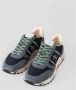 Premiata Reflecterende Sneakers met Leren Details Blue Heren - Thumbnail 3