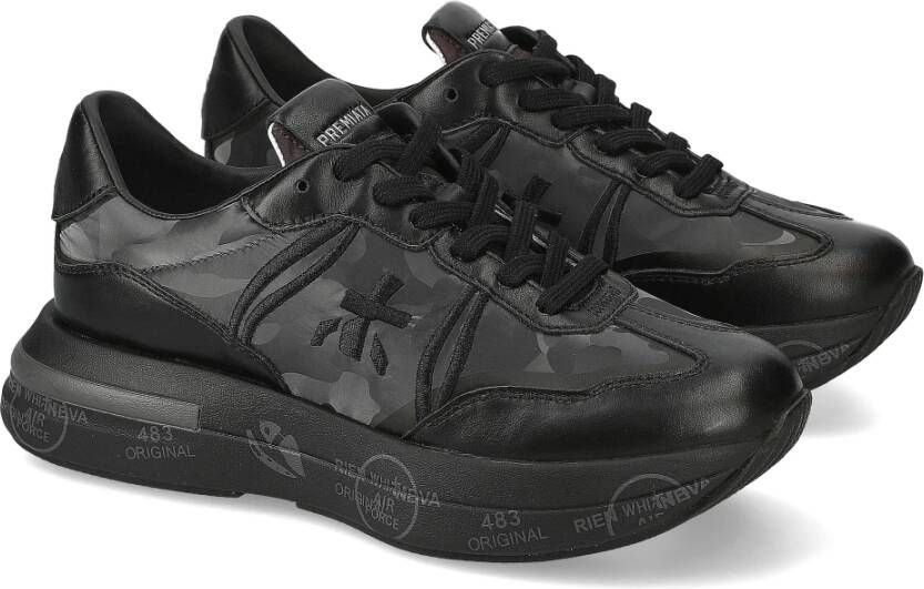 Premiata Retro Moderne Damessneakers Black Dames