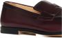 Premiata Rode Leren Almond Toe Instappers Brown Heren - Thumbnail 4