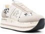 Premiata Stijlvolle sneakers met krokodilleneffect voor dames Beige Dames - Thumbnail 2