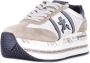 Premiata Beige Sneakers met Suède Details Beige Dames - Thumbnail 6