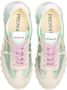 Premiata Transparante Stoffen Sneaker met Gele en Roze Veters Blue Dames - Thumbnail 3