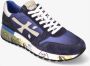 Premiata Blauwe Mick_5692 Sneakers van suède voor heren Blue Heren - Thumbnail 2