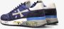 Premiata Blauwe Mick_5692 Sneakers van suède voor heren Blue Heren - Thumbnail 5